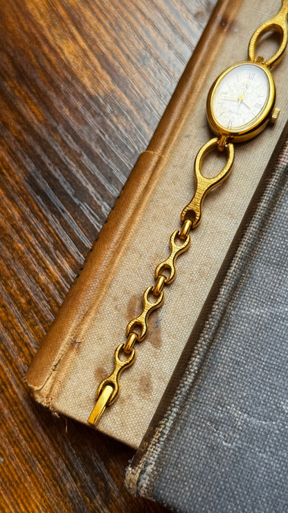 Vintage Noevir Watch 1990s - Gold Plated