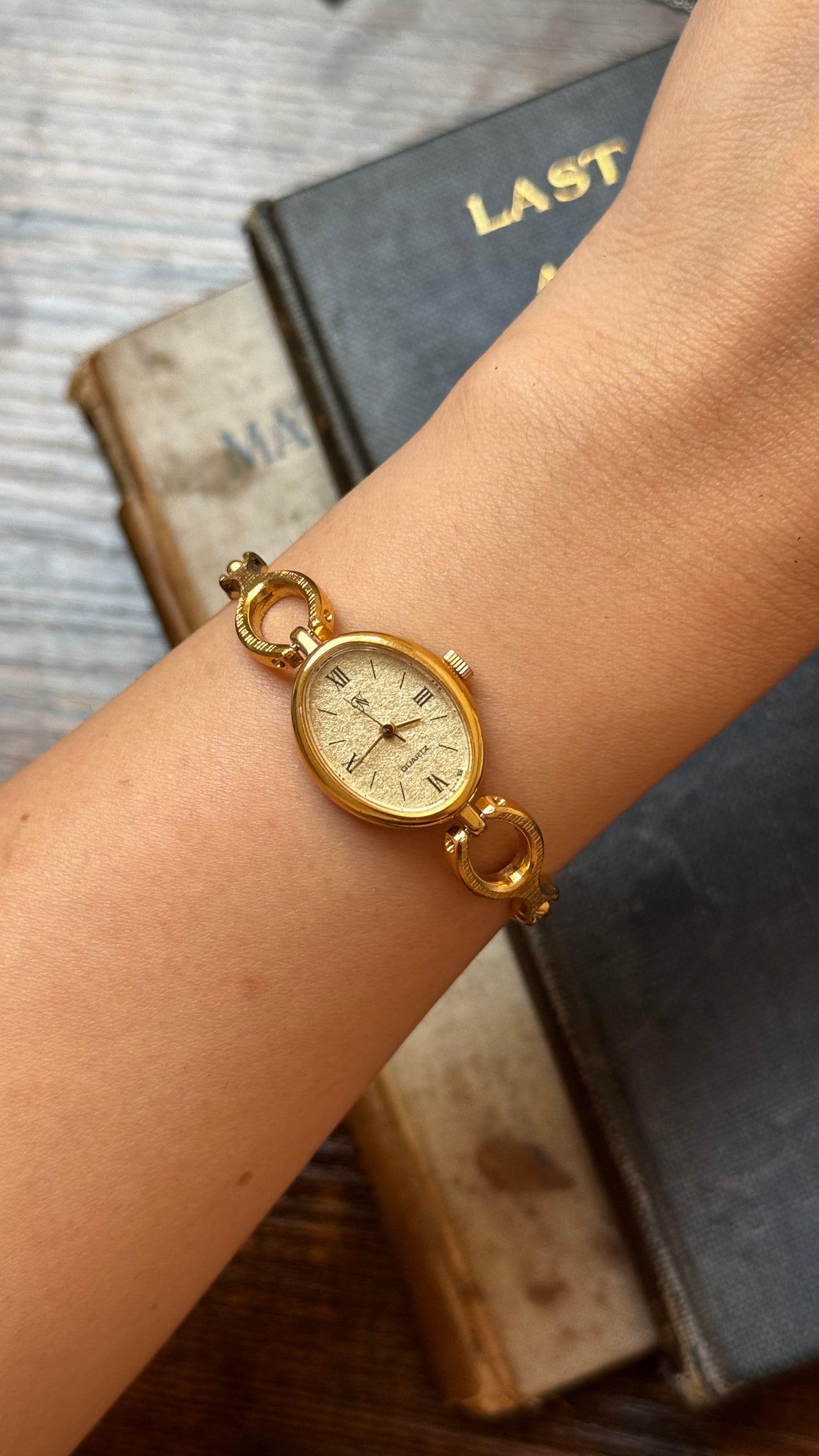 Vintage Noevir Watch 1990s - Gold Plated