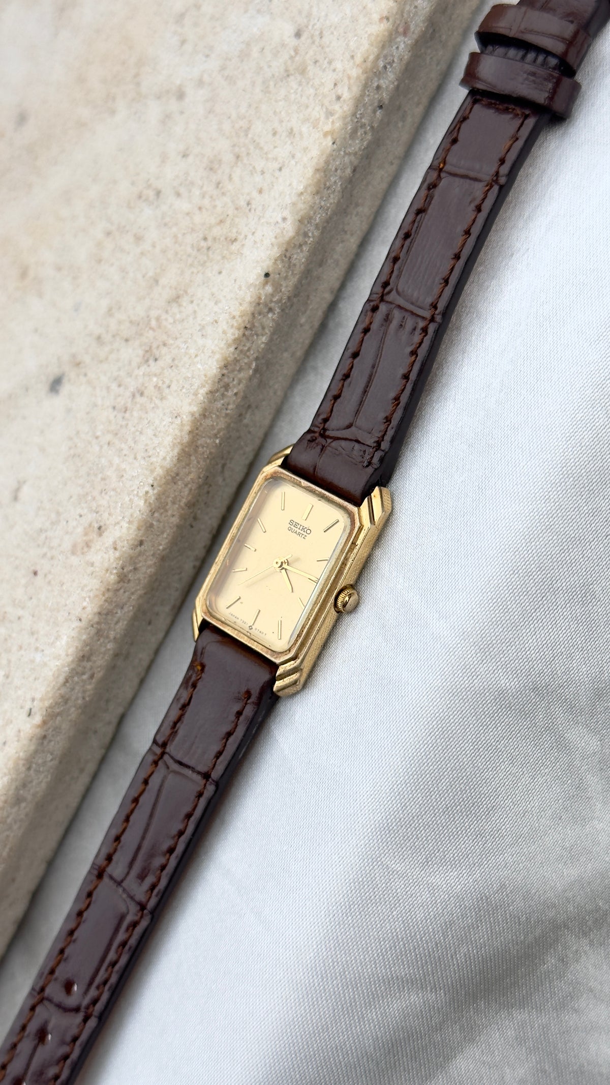 Vintage Seiko Women's Tank Watch 1994