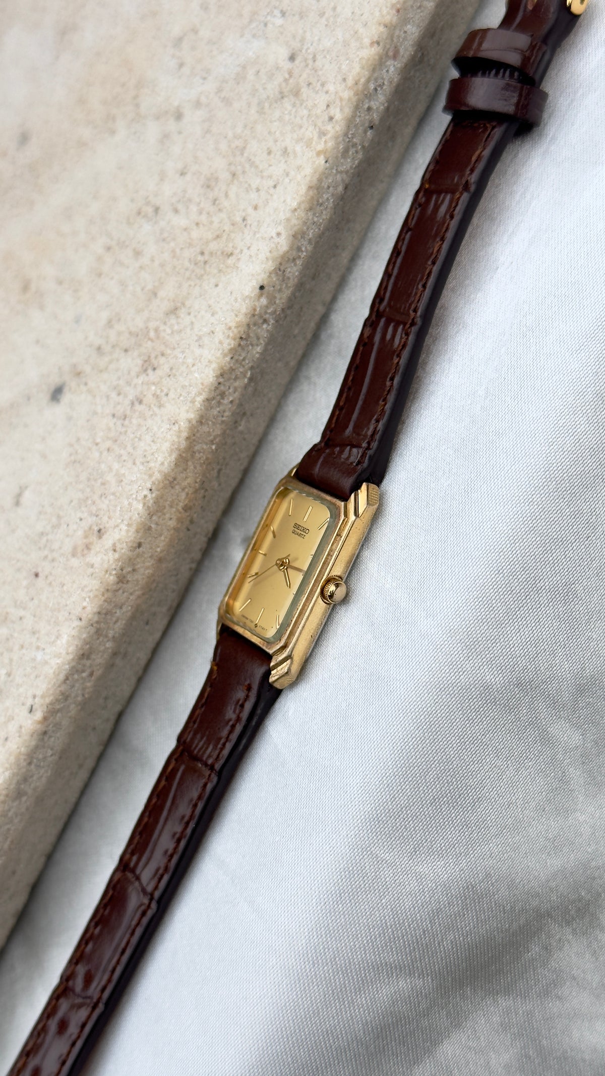 Vintage Seiko Women's Tank Watch 1994
