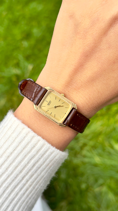 Vintage Seiko Women's Tank Watch 1994