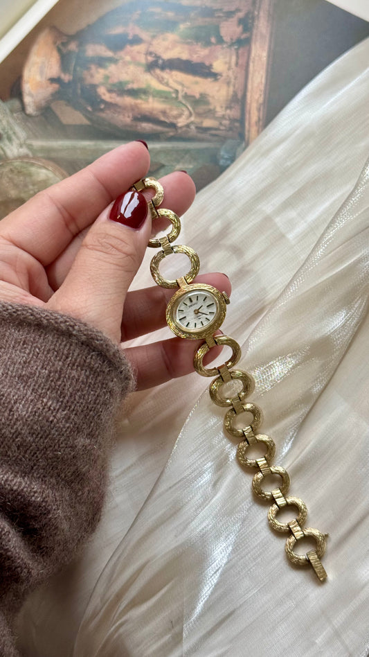 Vintage Seiko 1976 Watch - Manual Wind, Gold Plated