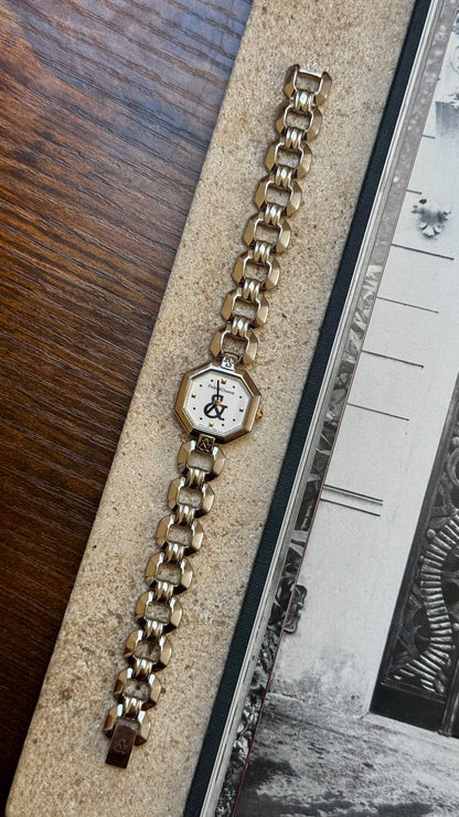 Silver Tone Pinky&Dianne Vintage Dress Watch 1990s, near mint