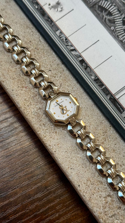 Silver Tone Pinky&Dianne Vintage Dress Watch 1990s, near mint