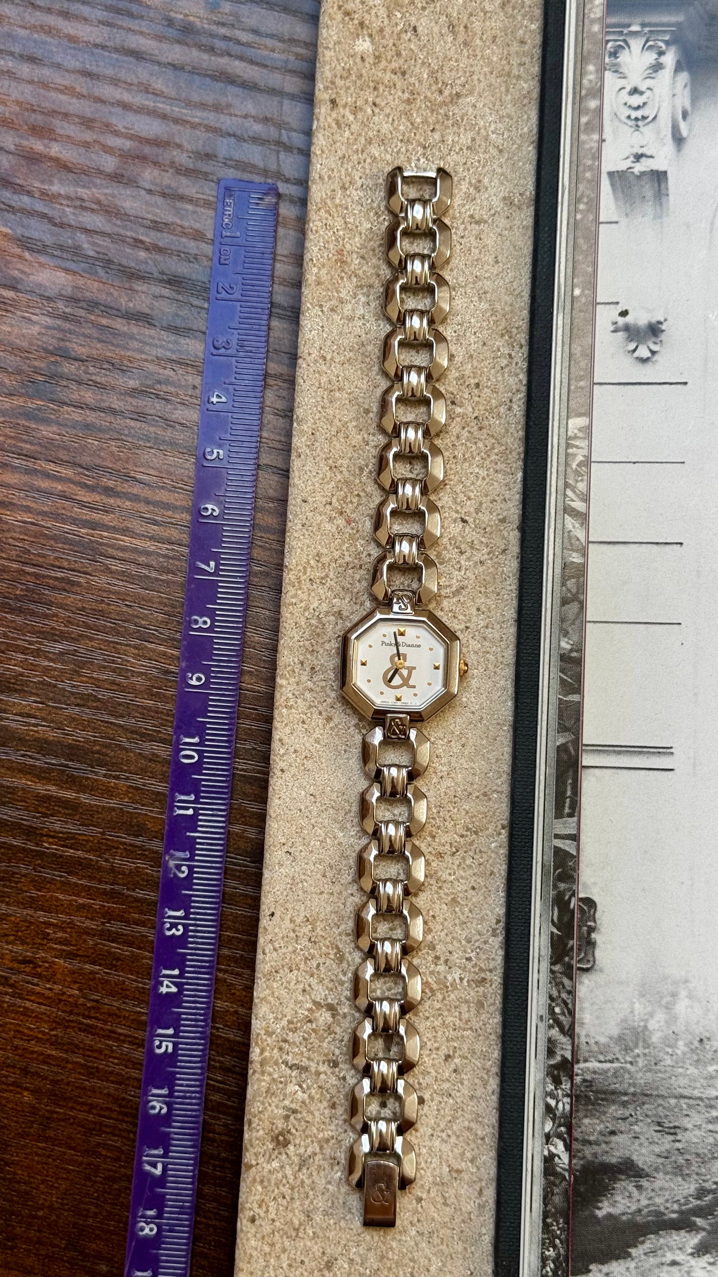 Silver Tone Pinky&Dianne Vintage Dress Watch 1990s, near mint