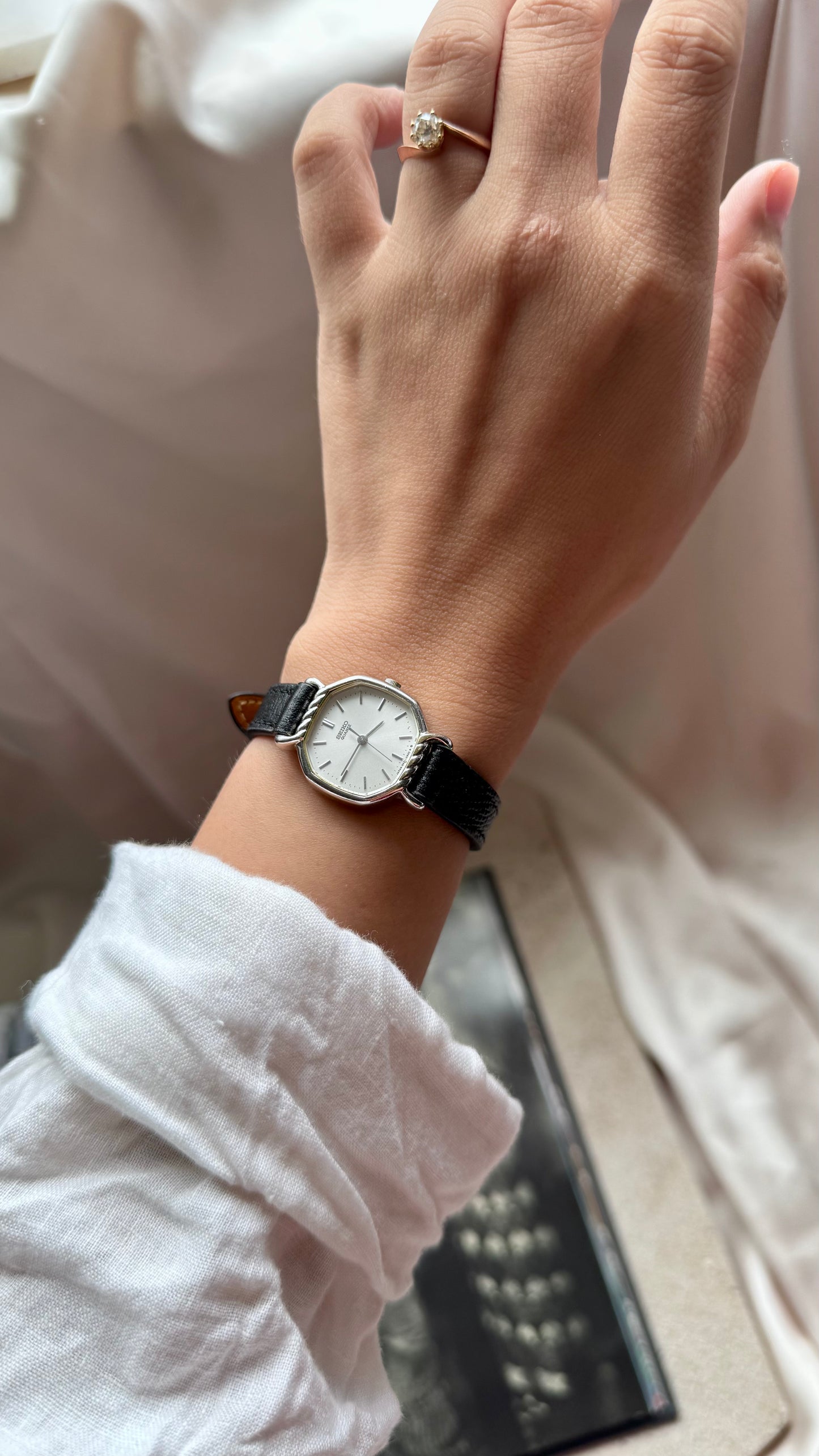 Seiko vintage watch 1990 - palladium plated