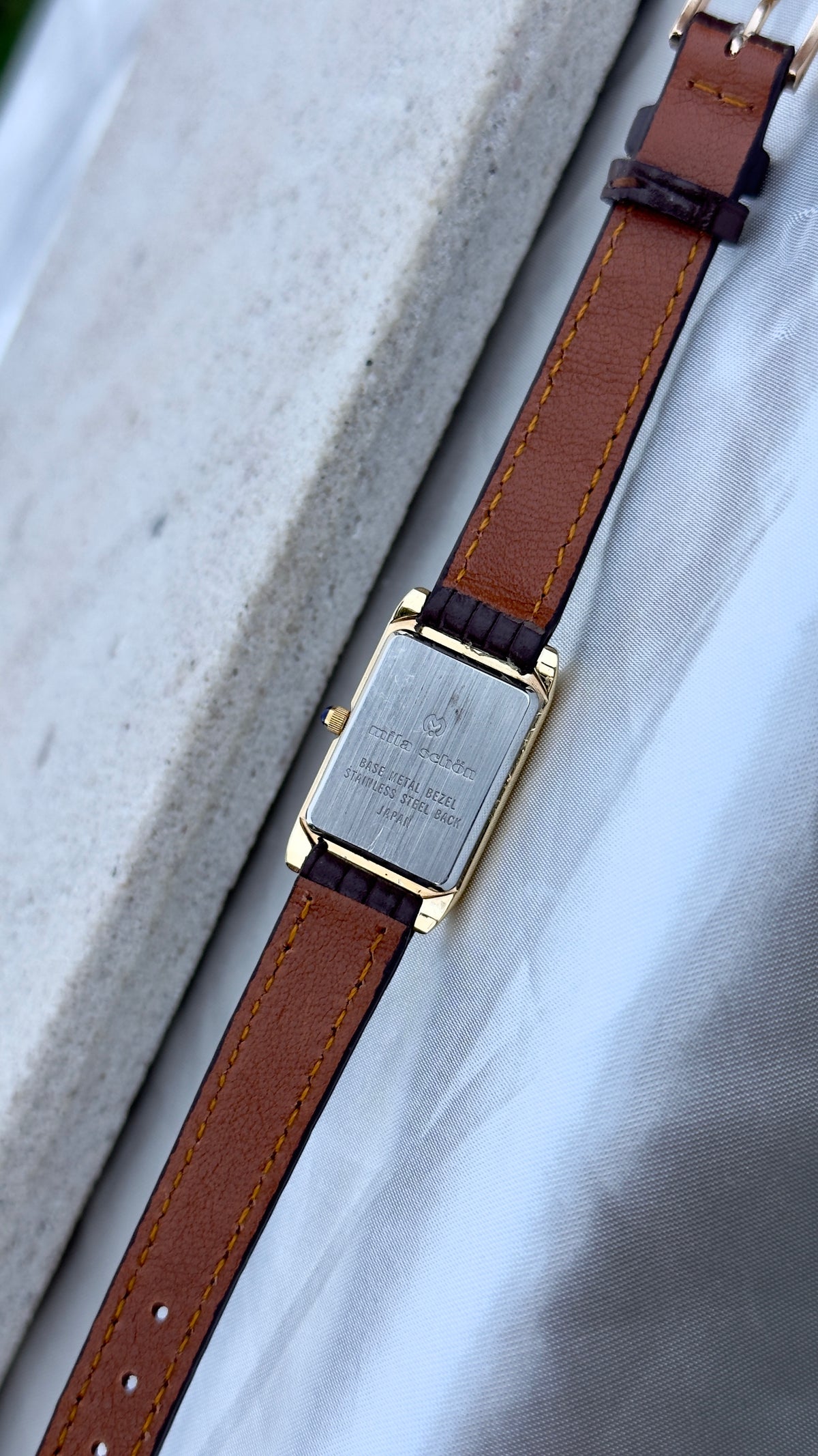 Mila Schön Vintage Tank Watch 1990s