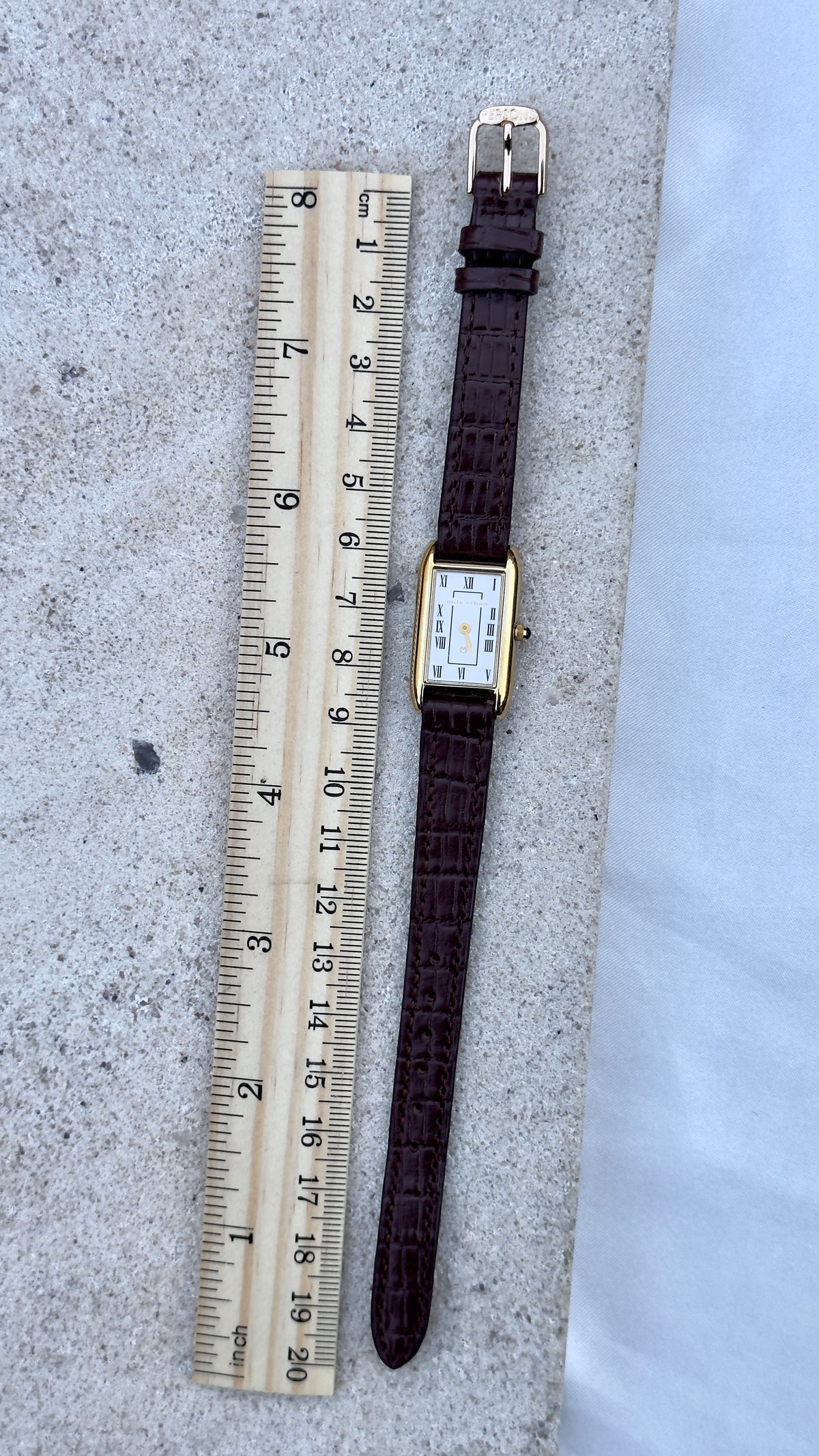 Mila Schön Vintage Tank Watch 1990s