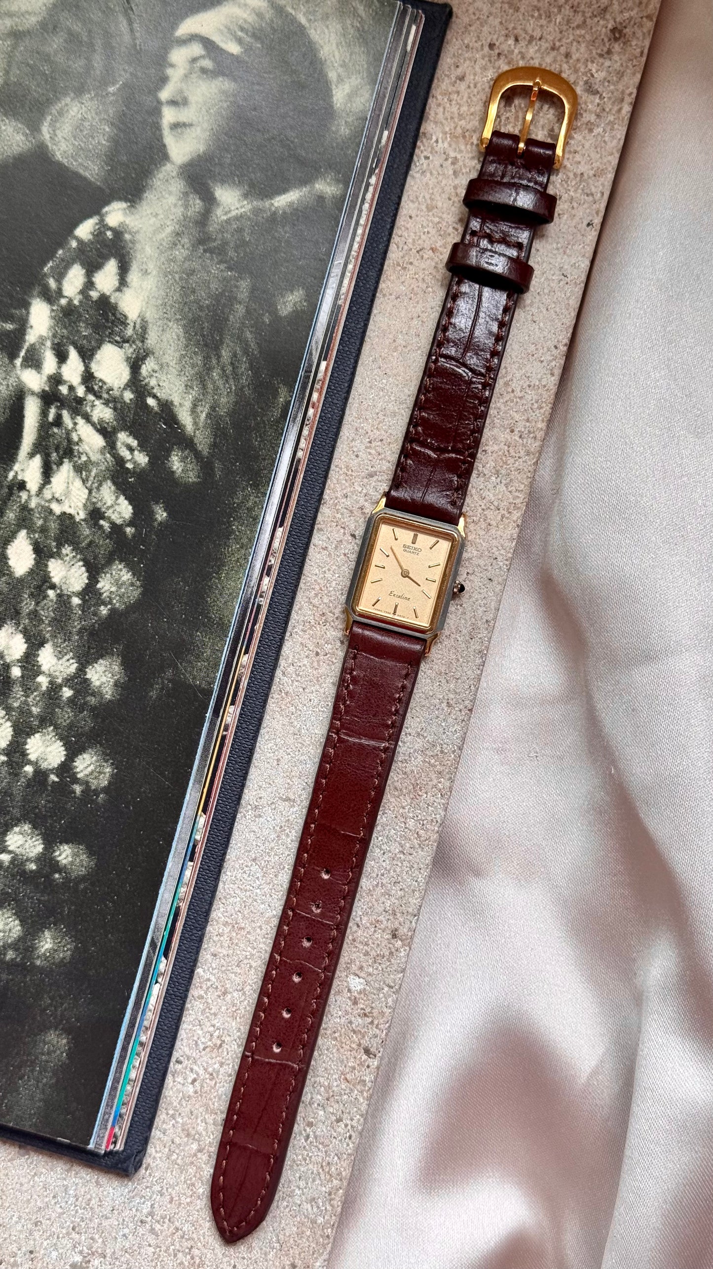 Seiko vintage watch 1995 - 30 micron gold plated