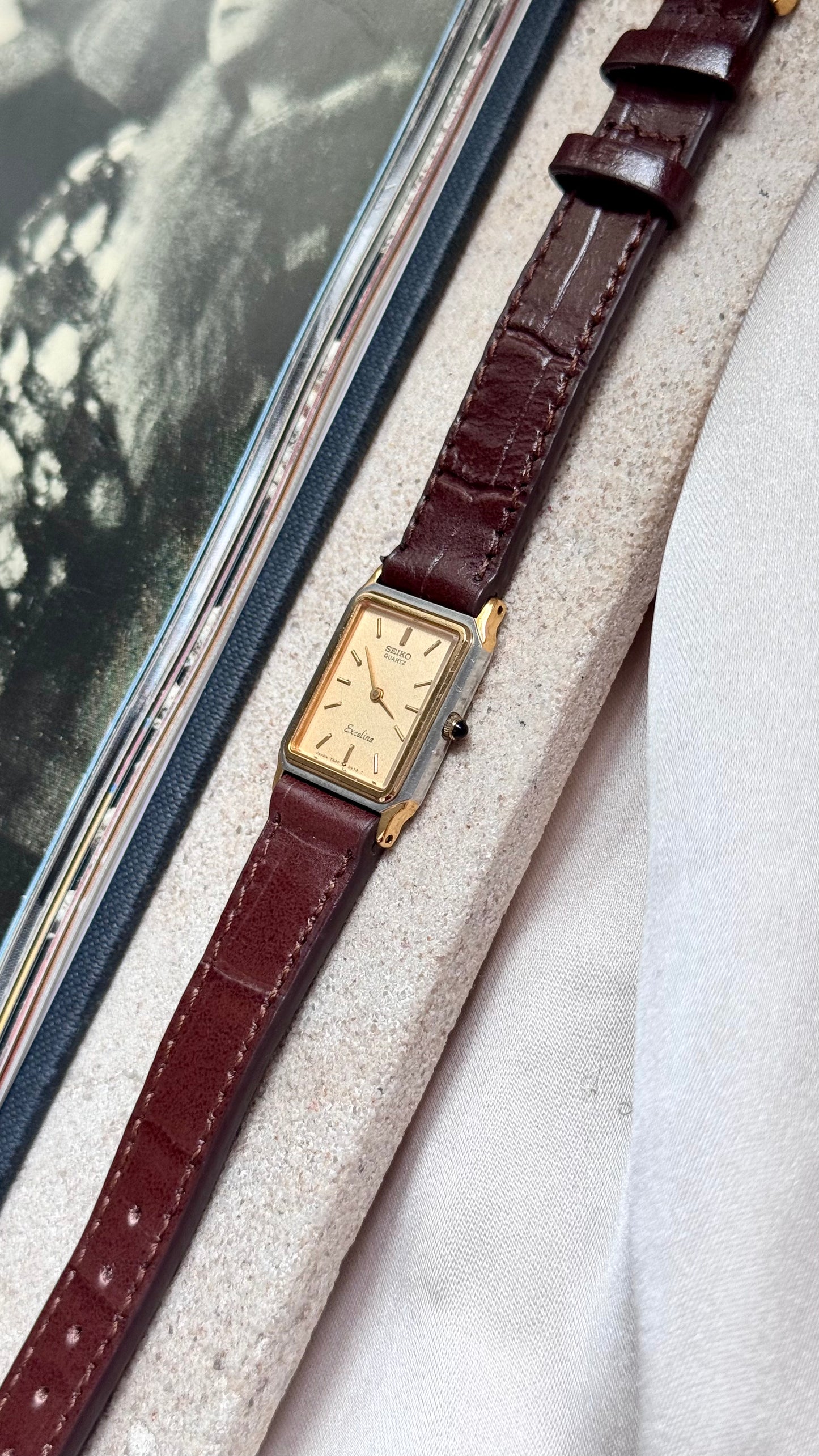 Seiko vintage watch 1995 - 30 micron gold plated