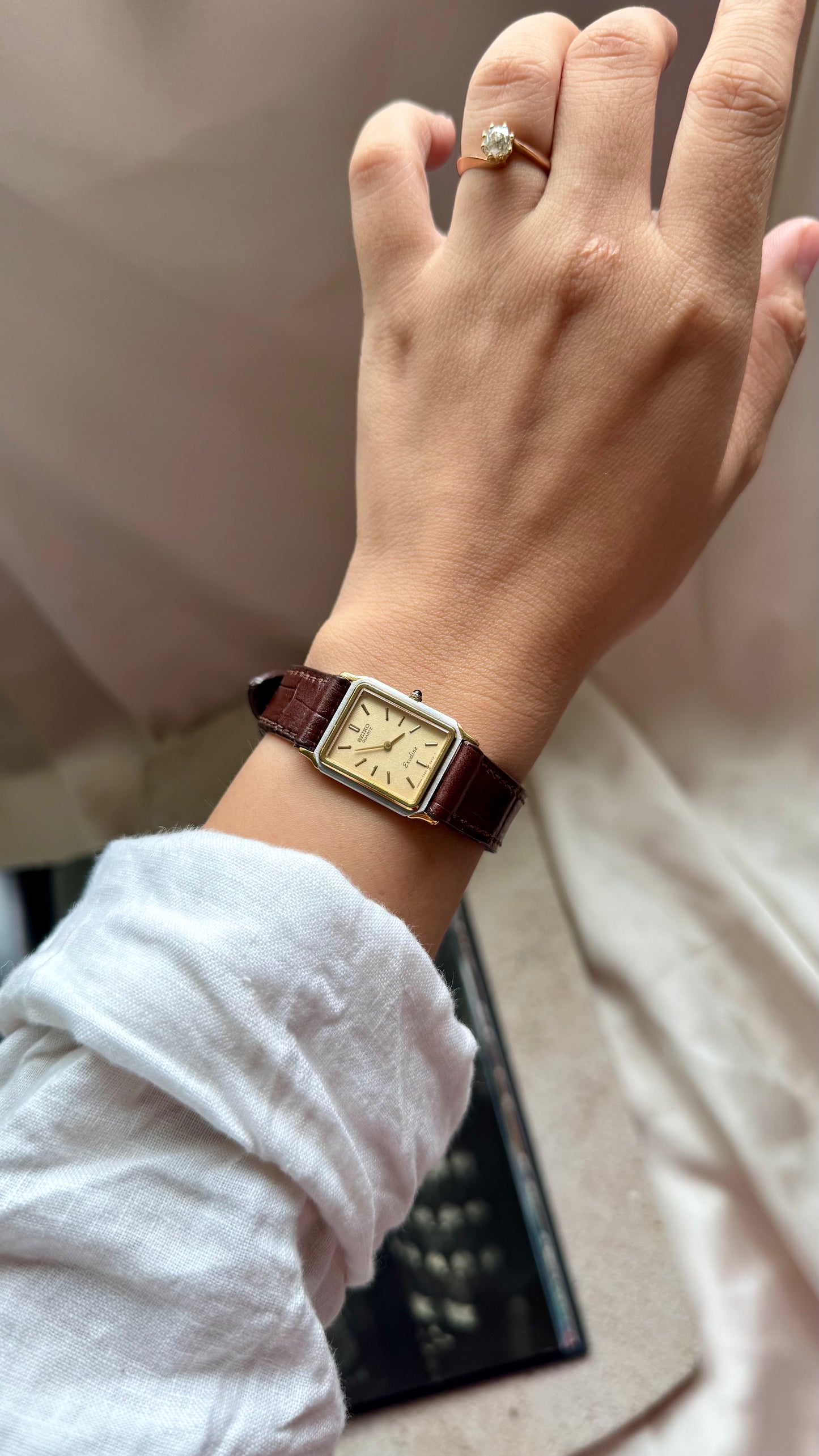 Seiko vintage watch 1995 - 30 micron gold plated