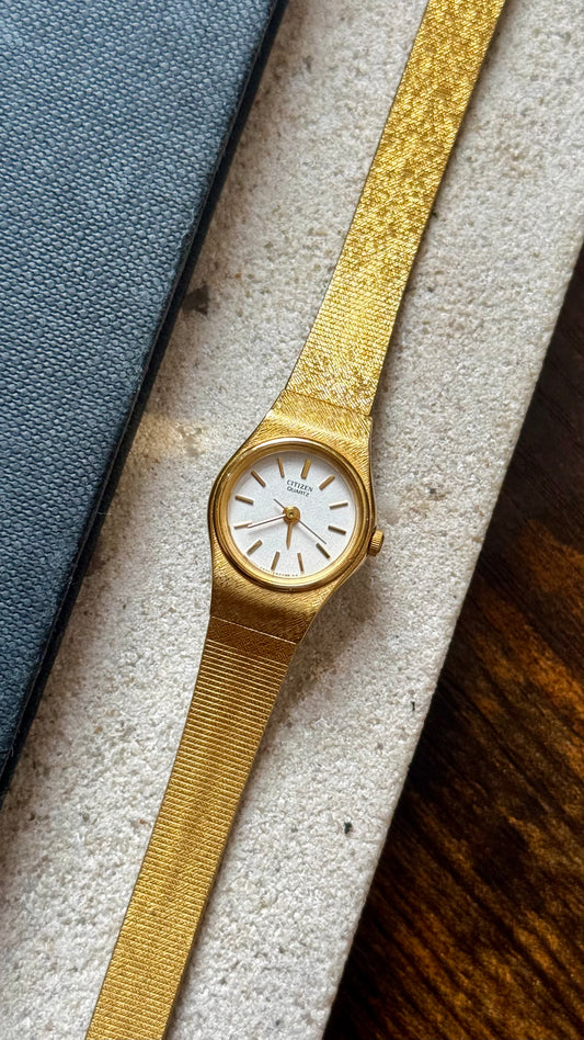 Classic Citizen Vintage Watch - 18ct Gold Plated, Near Mint