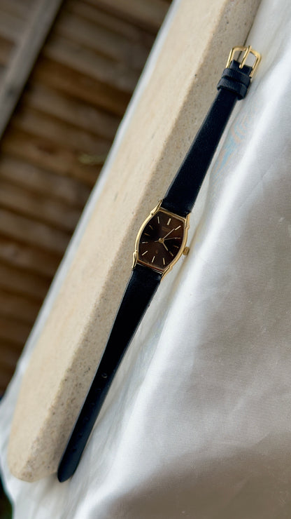 Citizen CQ Vintage Tank Watch 1980