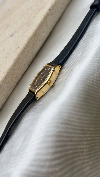 Citizen CQ Vintage Tank Watch 1980