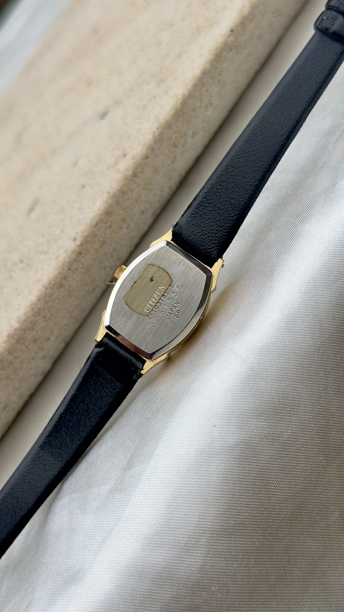 Citizen CQ Vintage Tank Watch 1980