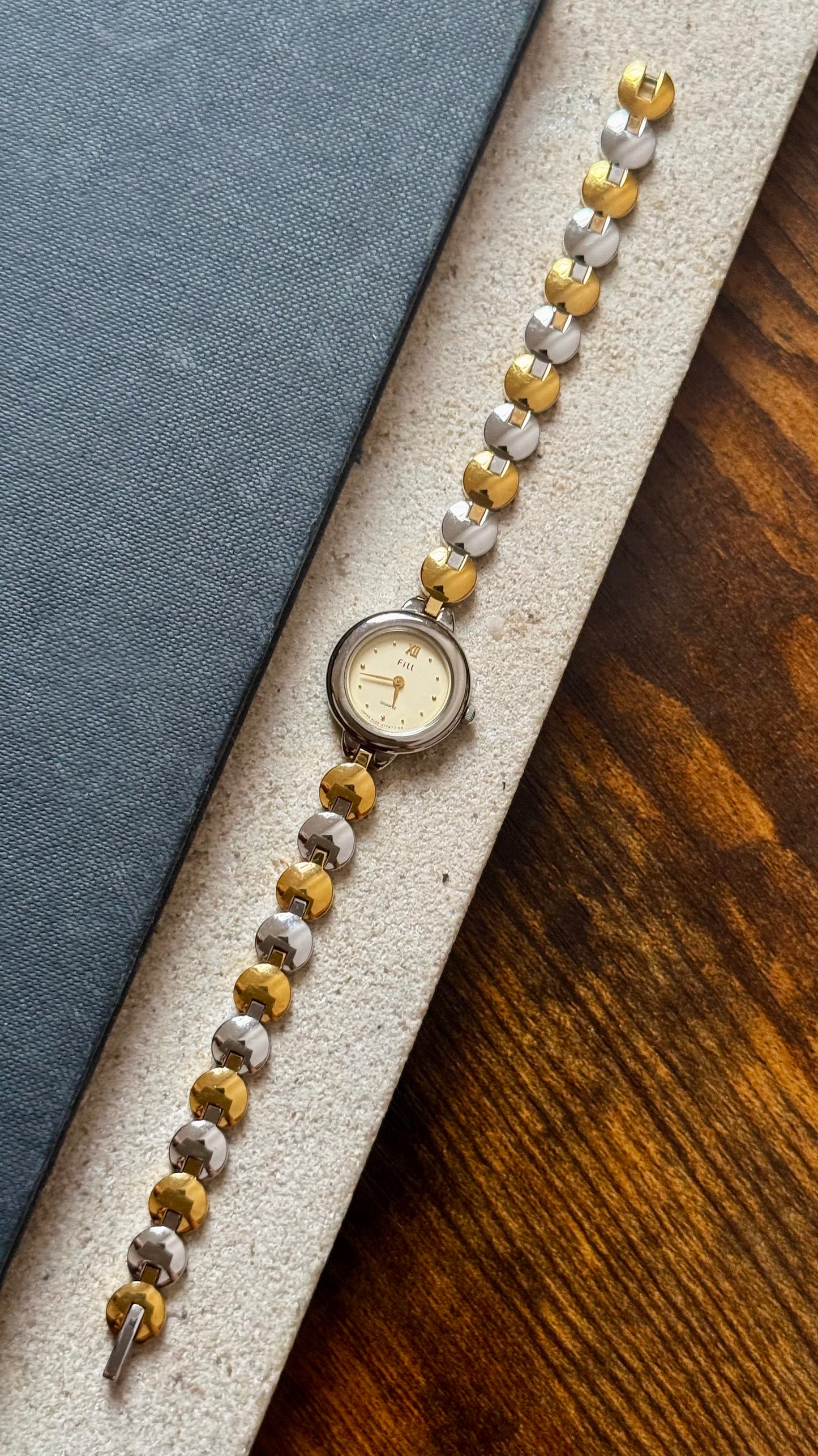 Vintage Citizen Fill Watch 1990s, gold plated, near mint