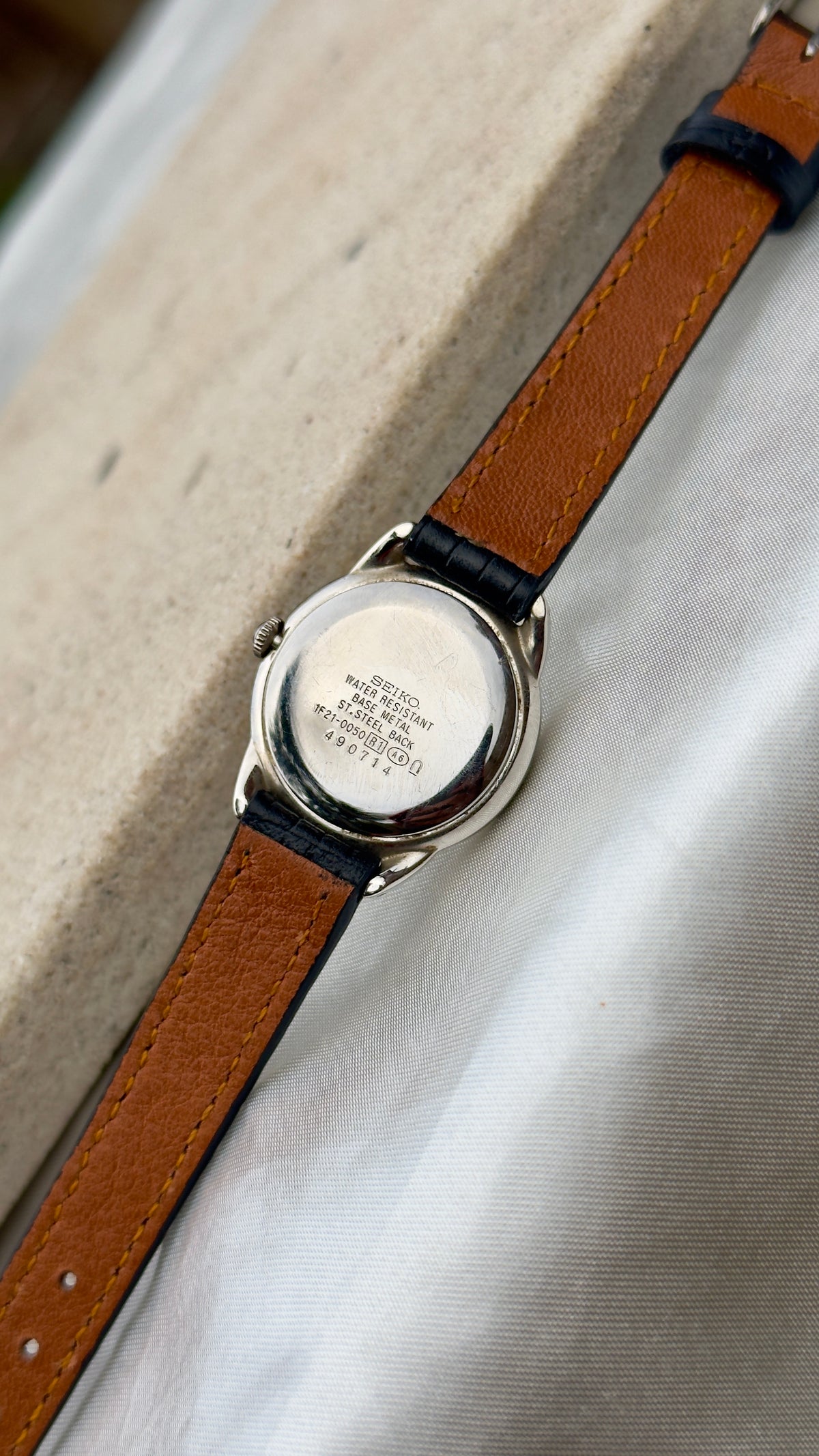 Seiko Neue Vintage Watch 1994 - Bespoke Leather