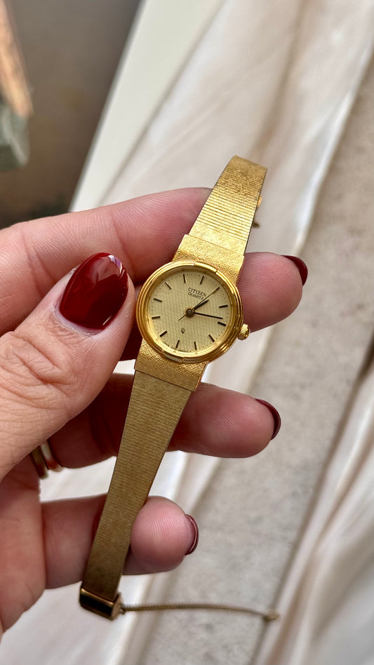 Vintage Citizen Watch 1998 - Gold Plated