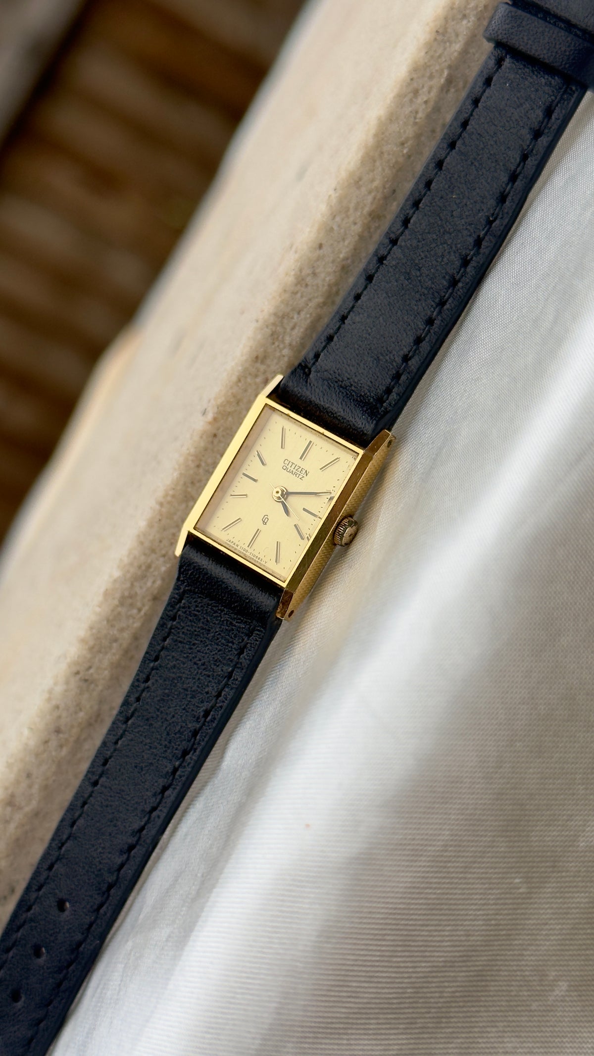 Citizen Vintage Mini Tank Watch 1980