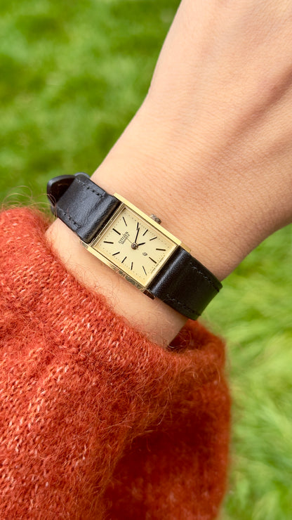 Citizen Vintage Mini Tank Watch 1980