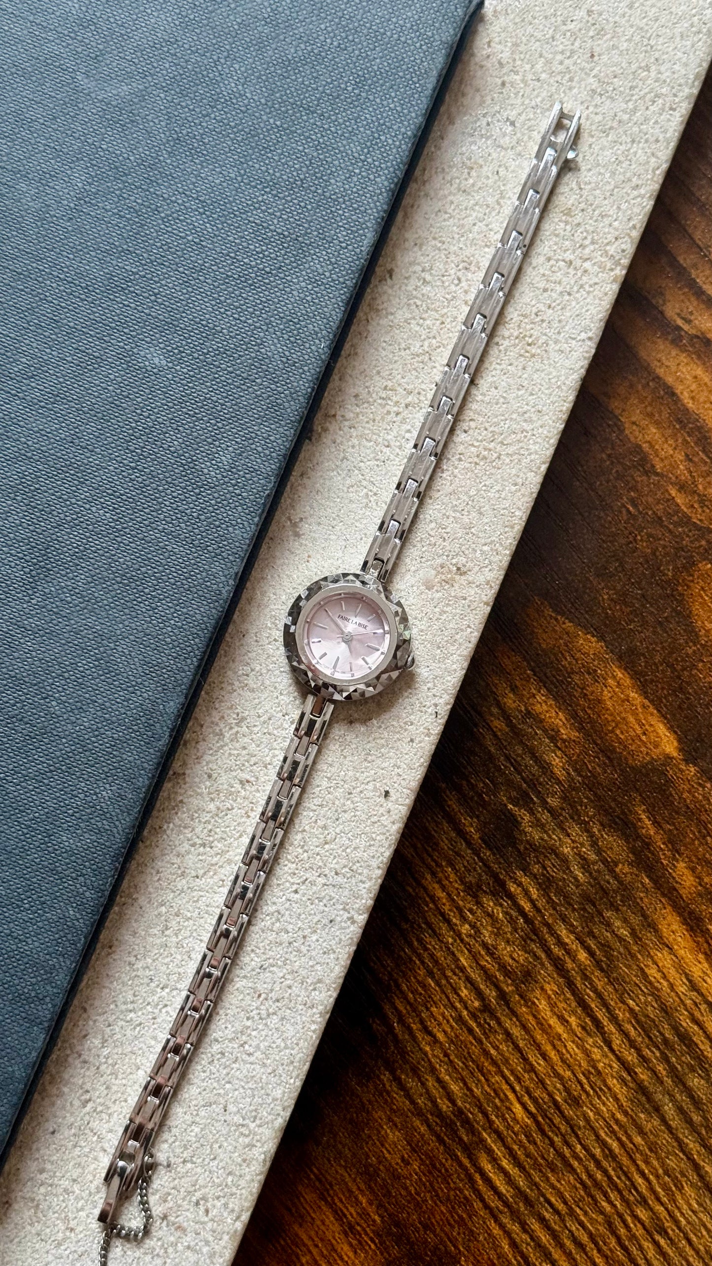 Faire La Bise Disco Ball vintage watch - sterling silver