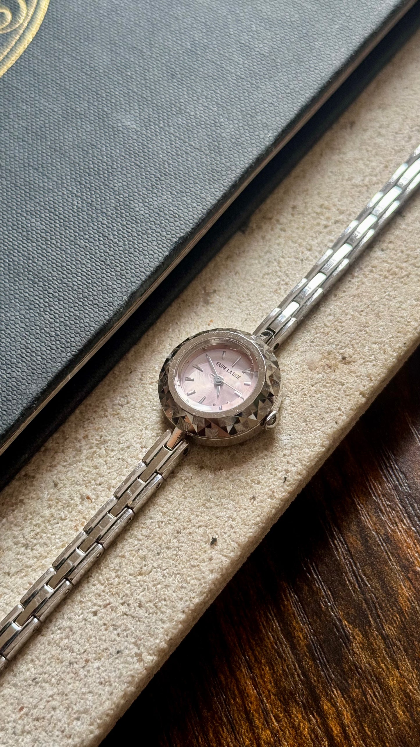 Faire La Bise Disco Ball vintage watch - sterling silver