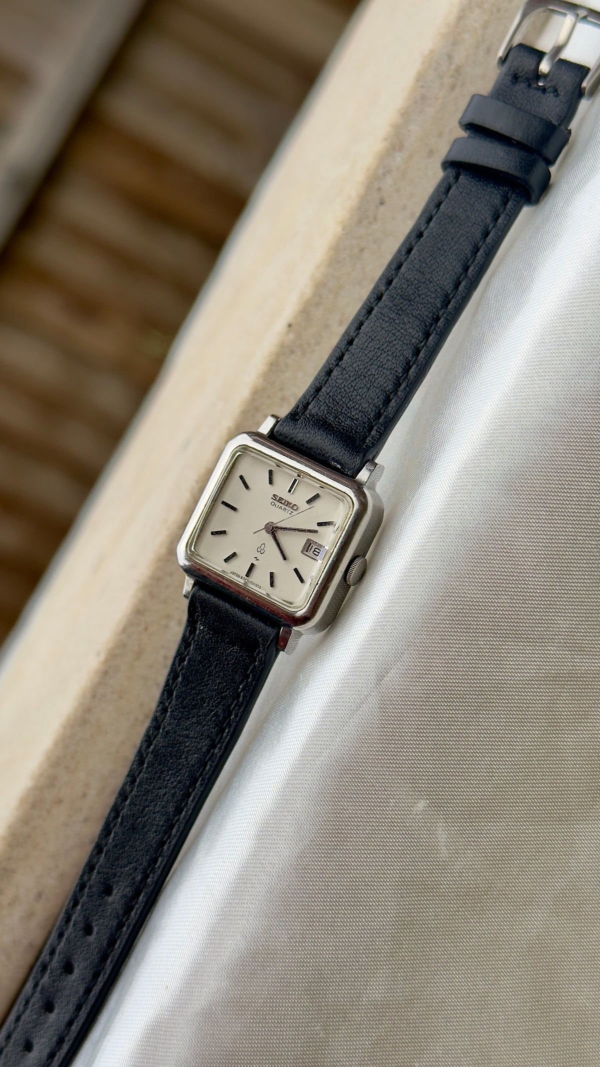 Seiko Chariot Vintage Women's Watch 1977 - Bespoke Leather
