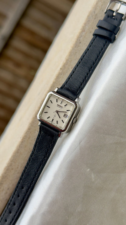 Seiko Chariot Vintage Women's Watch 1977 - Bespoke Leather