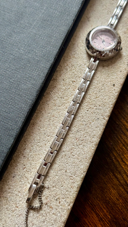Faire La Bise Disco Ball vintage watch - sterling silver