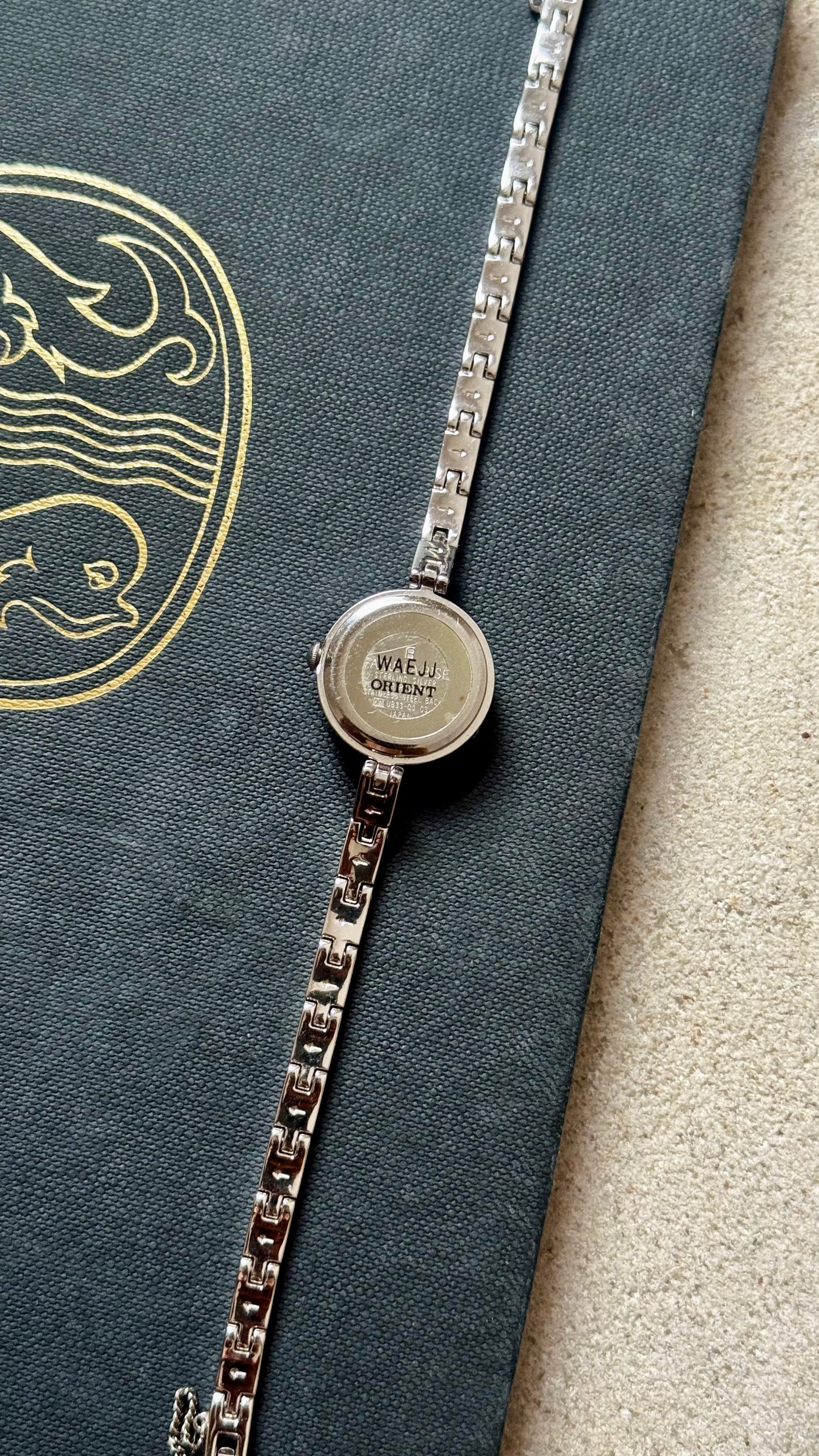 Faire La Bise Disco Ball vintage watch - sterling silver