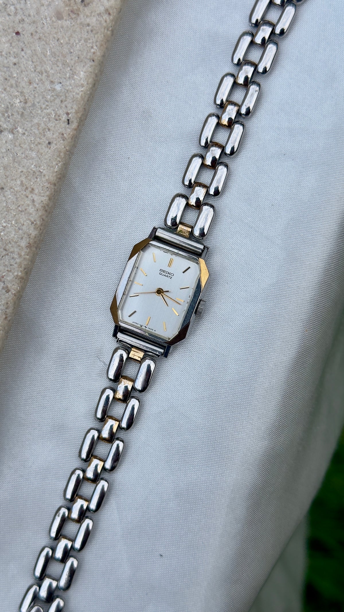 Seiko Vintage Tank Watch 1982 | Birth Year Watch | Personalized Gift for Her
