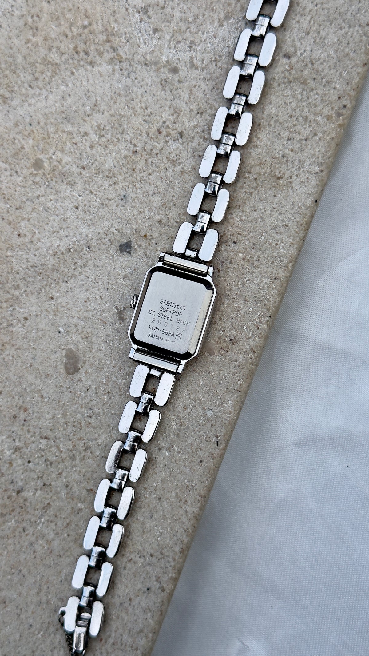Seiko Vintage Tank Watch 1982 | Birth Year Watch | Personalized Gift for Her