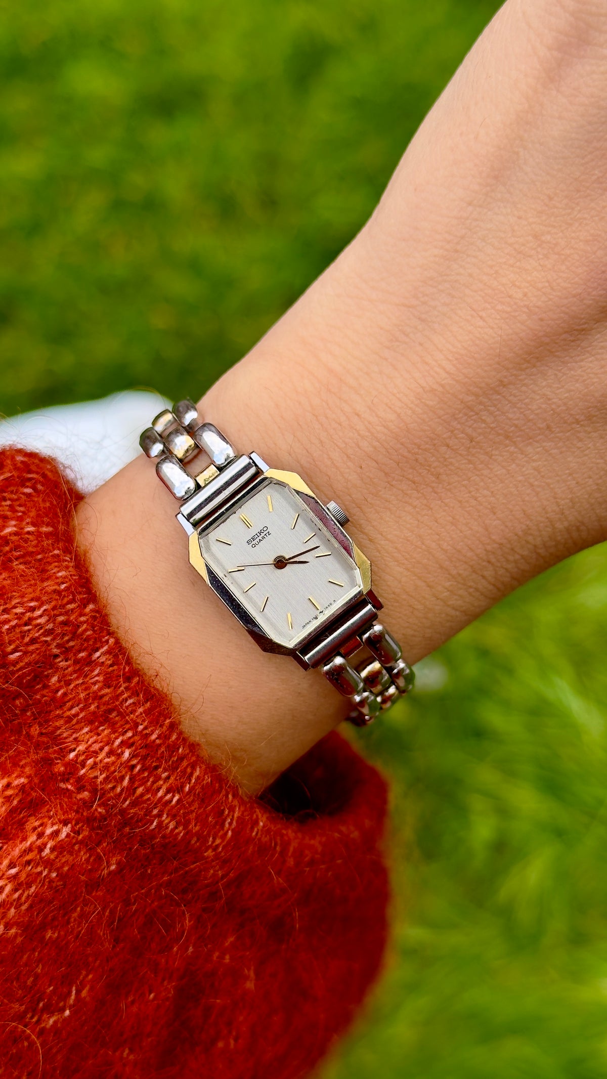 Seiko Vintage Tank Watch 1982 | Birth Year Watch | Personalized Gift for Her