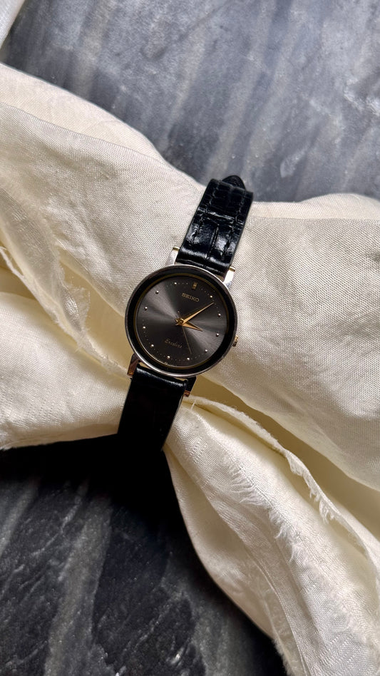 Seiko Exceline vintage watch 1990 - Bespoke Genuine Leather