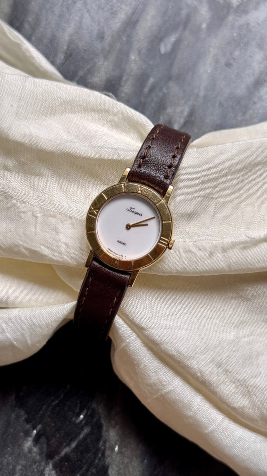 Seiko L'espoir 1999 vintage watch - Bespoke Genuine Leather