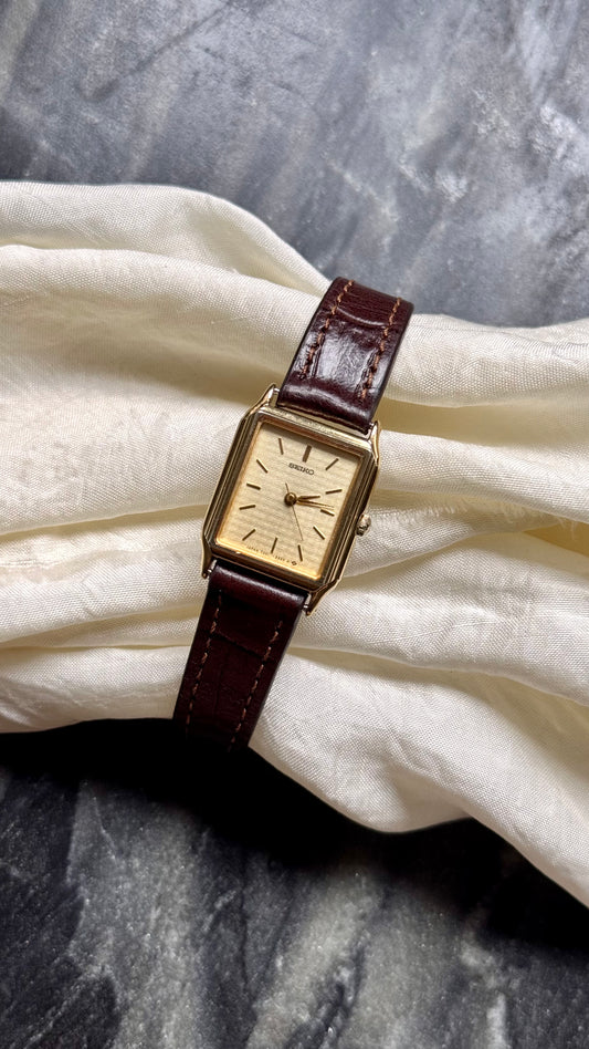Seiko 1988 vintage watch - Bespoke Genuine Leather