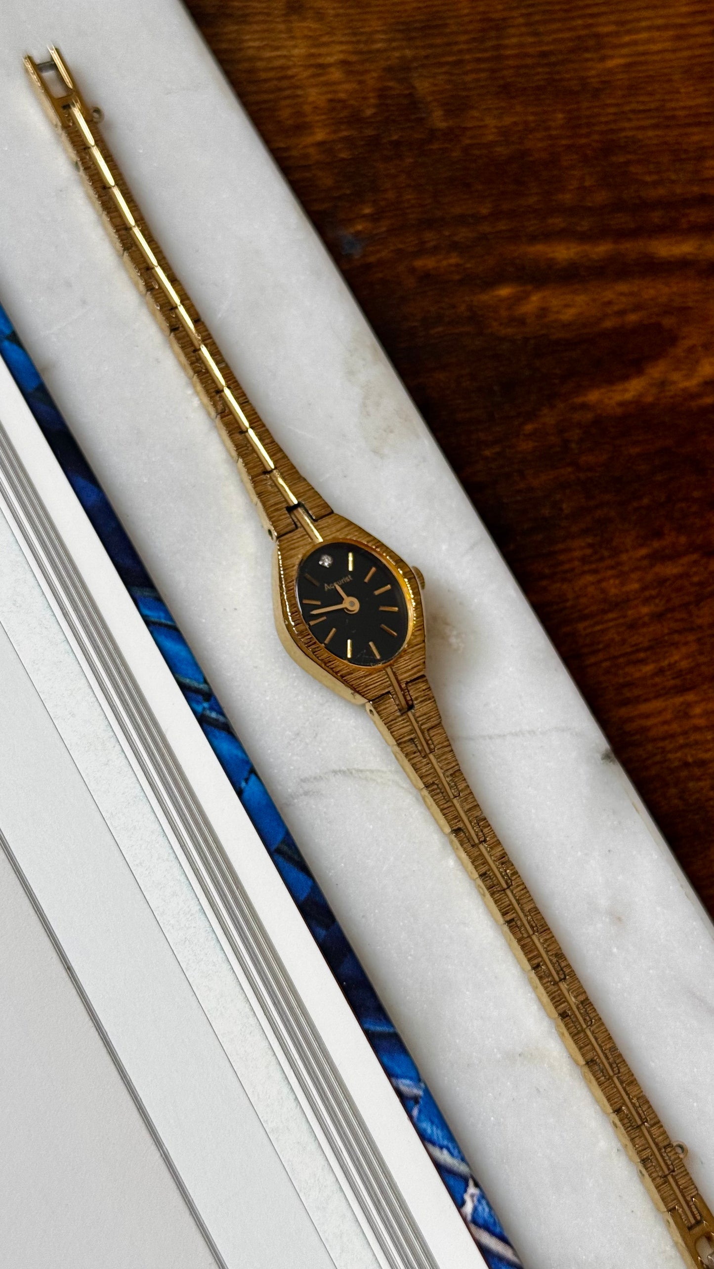 Classic Accurist Vintage Watch - Gold Plated