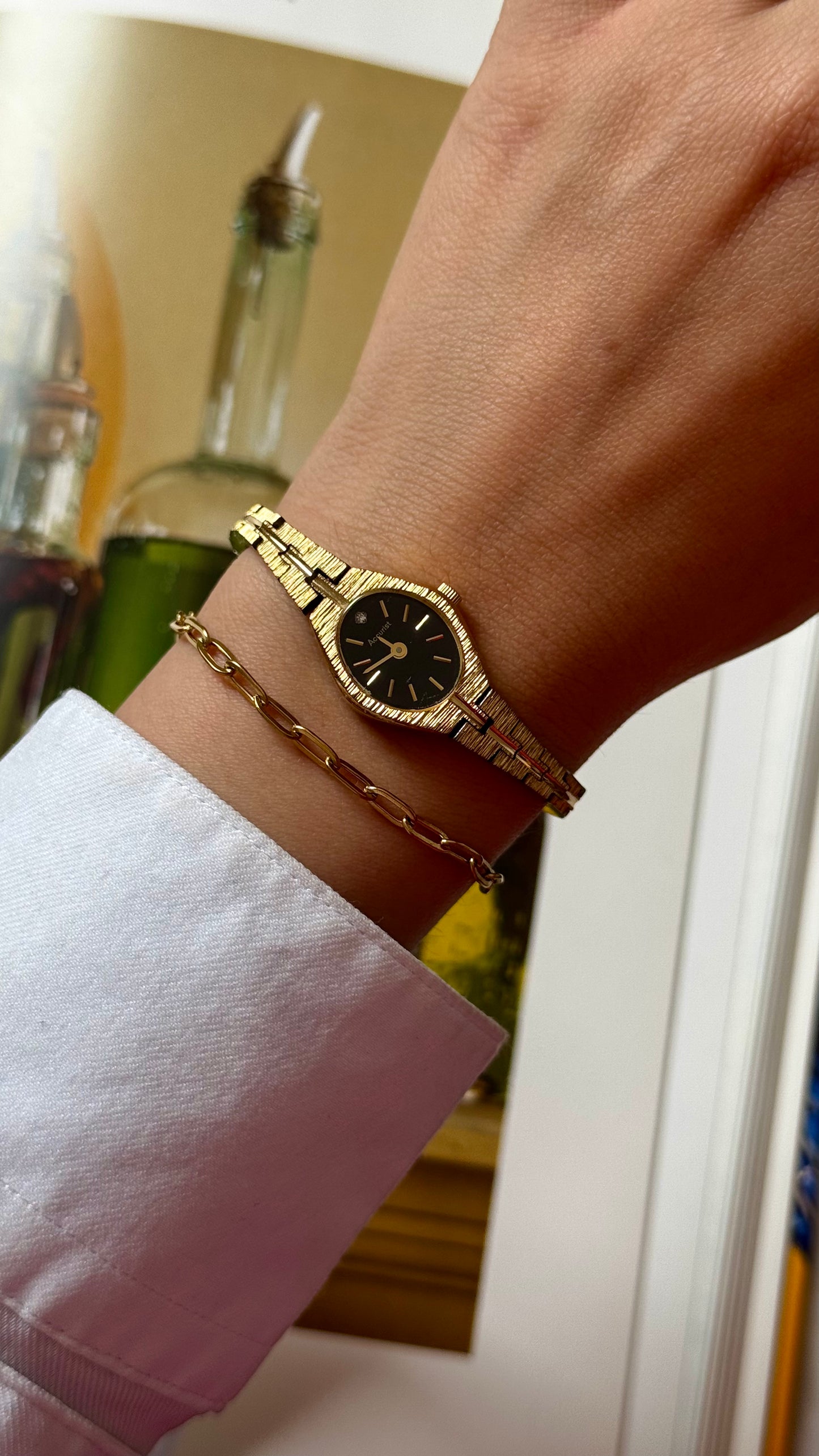 Classic Accurist Vintage Watch - Gold Plated