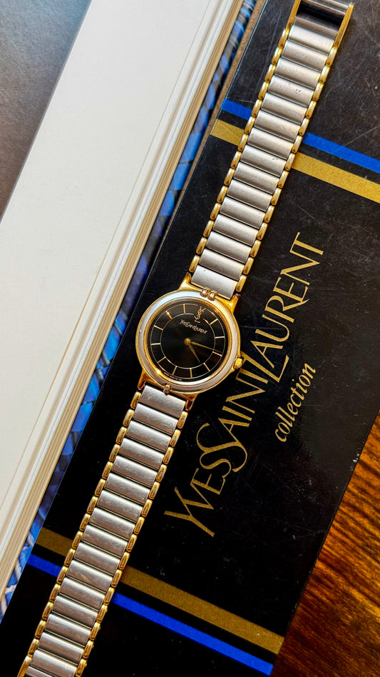 Yves Saint Laurent vintage watch (YSL) 1990s - with original box