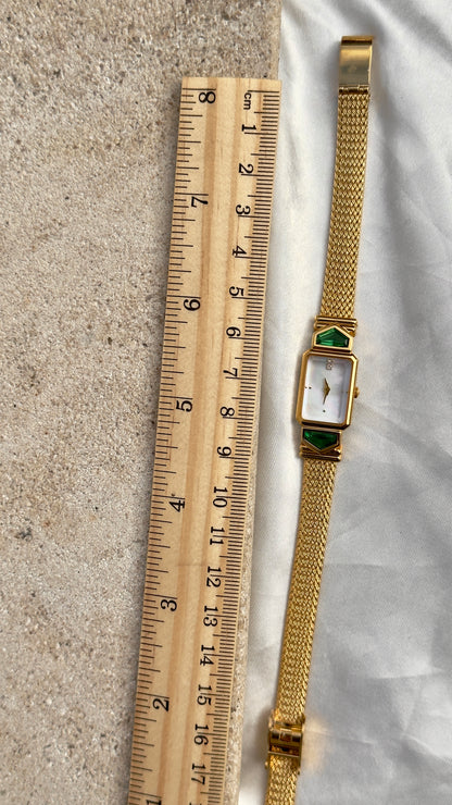 IEI Emerald Obsidianite from Mt. St. Helens Vintage Watch 1990s - Near Mint