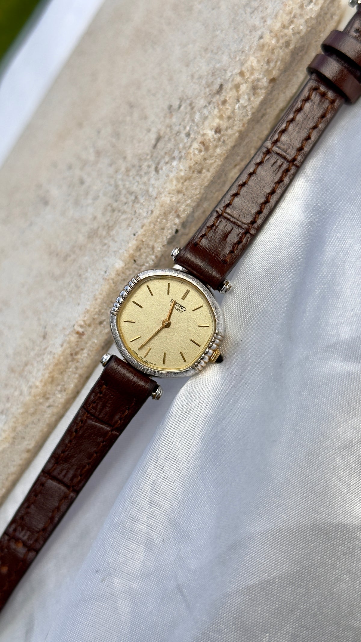 Seiko Vintage Watch 1980 - Palladium & Gold Plated