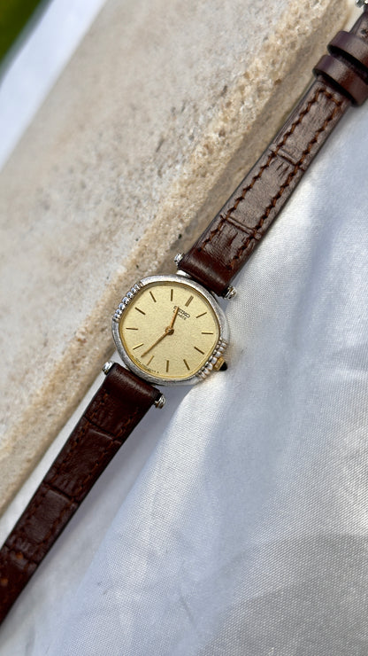 Seiko Vintage Watch 1980 - Palladium & Gold Plated
