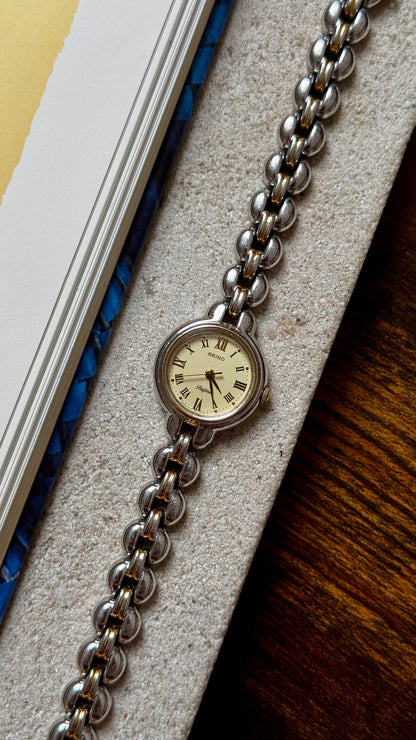 1991 Seiko Belfina Vintage Watch, Roman dial