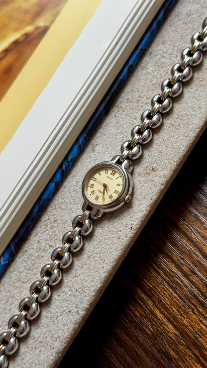 1991 Seiko Belfina Vintage Watch, Roman dial