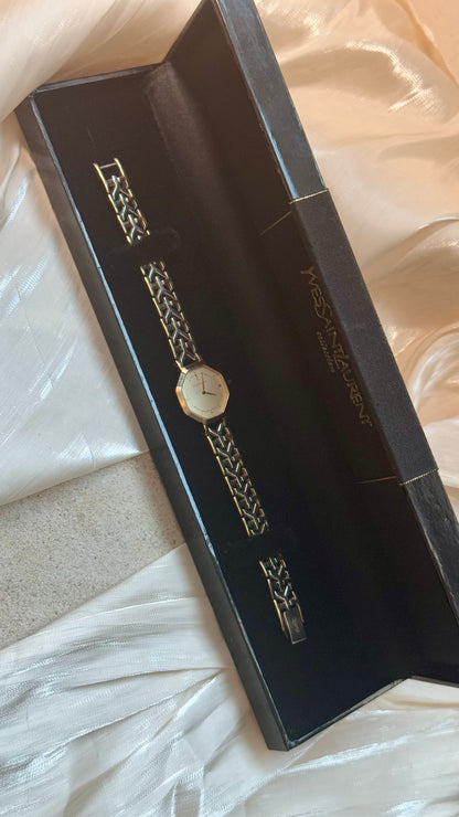 Yves Saint Laurent vintage watch (YSL) 1990s - Mint Condition With Original Box
