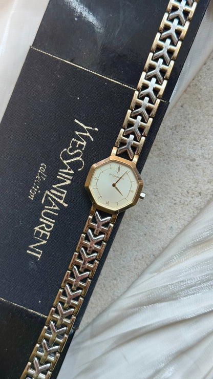 Yves Saint Laurent vintage watch (YSL) 1990s - Mint Condition With Original Box