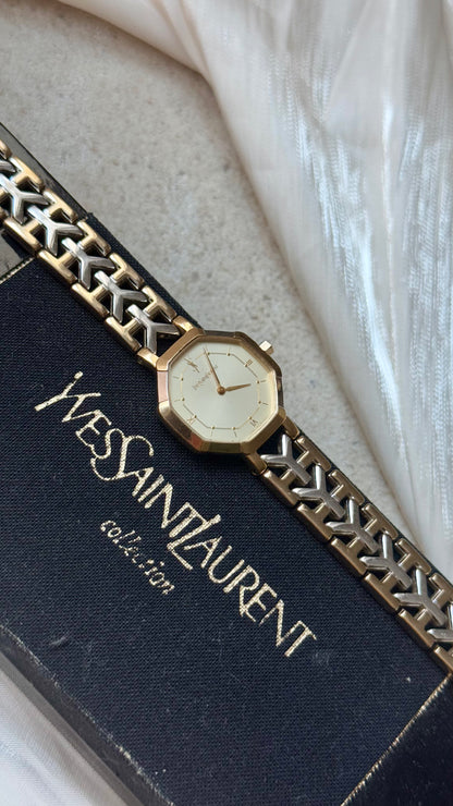 Yves Saint Laurent vintage watch (YSL) 1990s - Mint Condition With Original Box