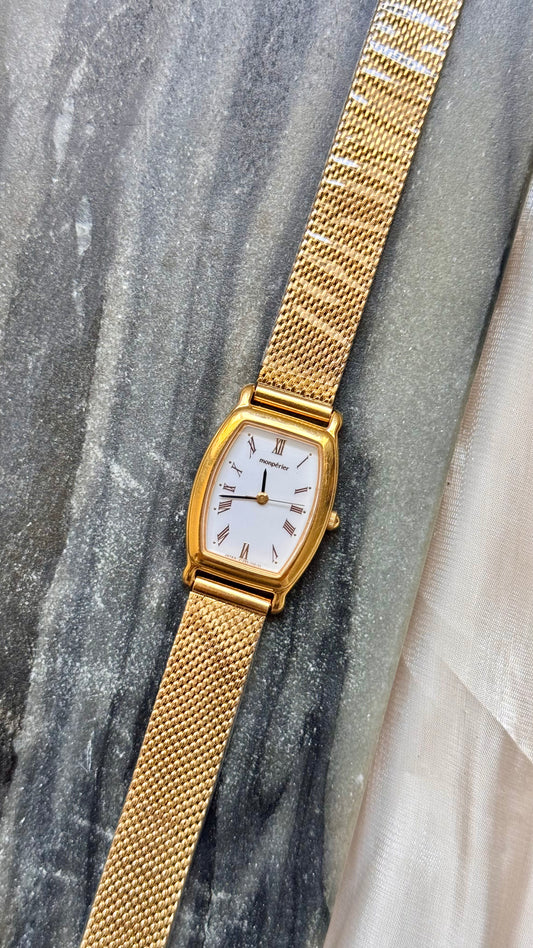 1980s Monpérier Ricoh Vintage Watch - Gold Plated