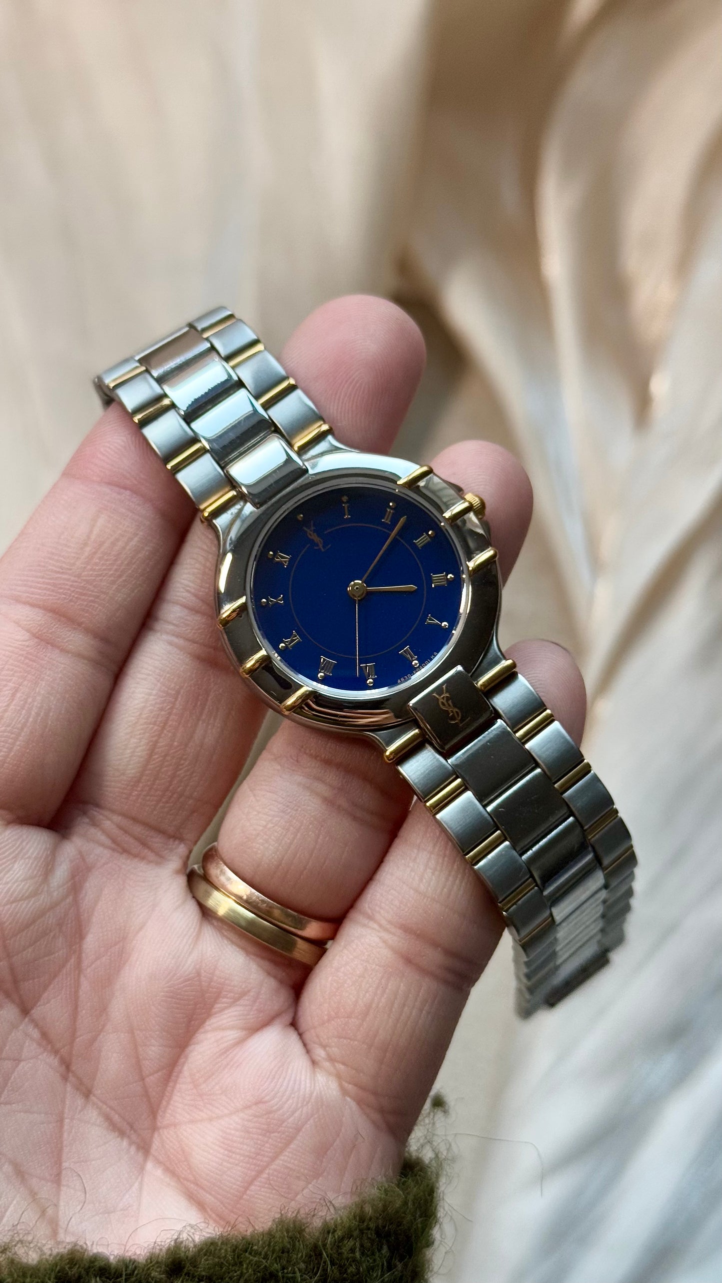 Yves Saint Laurent vintage watch (YSL) 1990s - Mint Condition