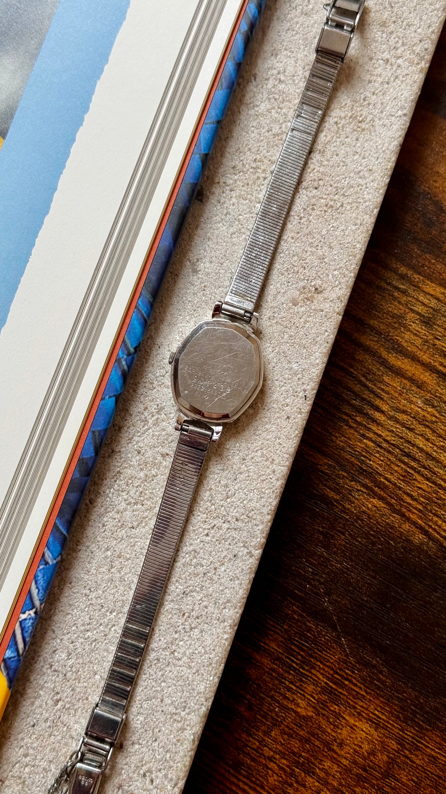 1989 Seiko Vintage Watch - Palladium plated, blue dial